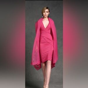 Donna Karan Coral Silk Blazer Sz 10